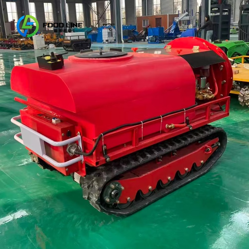 Agriculture Farming Robot - Maßgefertigter Selbstfahrender Raupensprüher Ferngesteuerter Obstgarten-Landwirtschaftsroboter Hochdruck-Sprühsystem