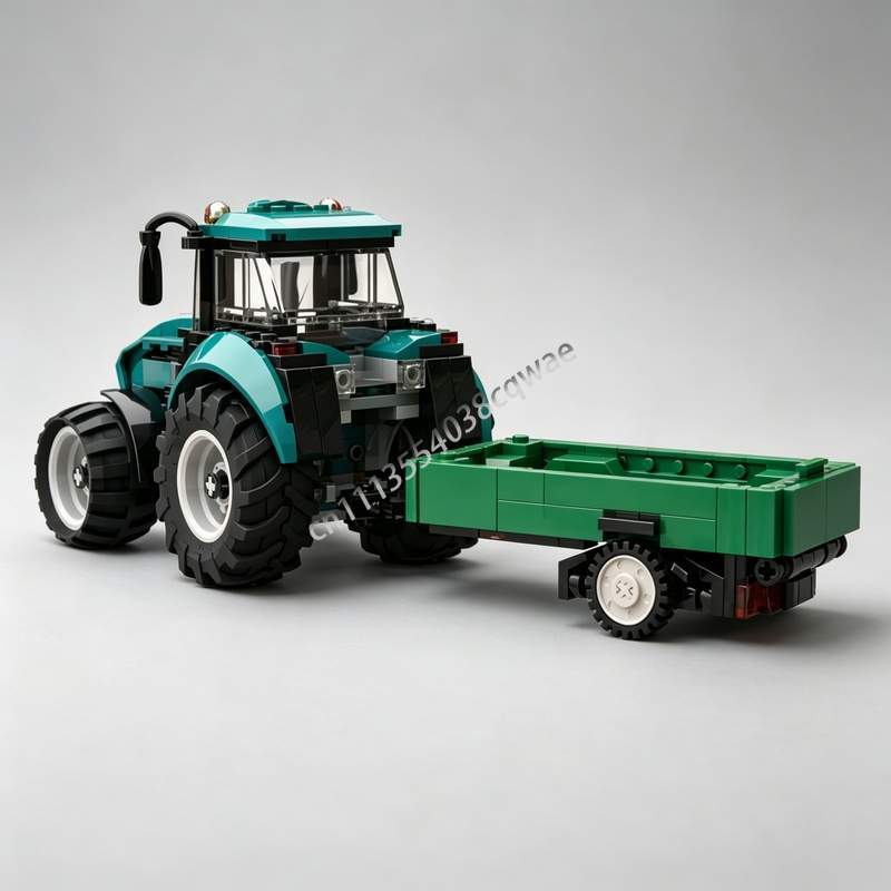 Agriculture Farming Education - 342-teiliger Baukasten für Landwirtschaftstraktoren und -anhänger,