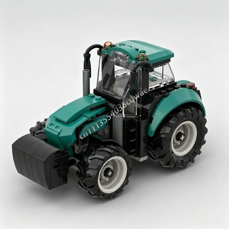 Agriculture Farming Education - 238-teiliger Traktor-Bausatz Landwirtschaftliches Fahrzeug MOC Bausteine