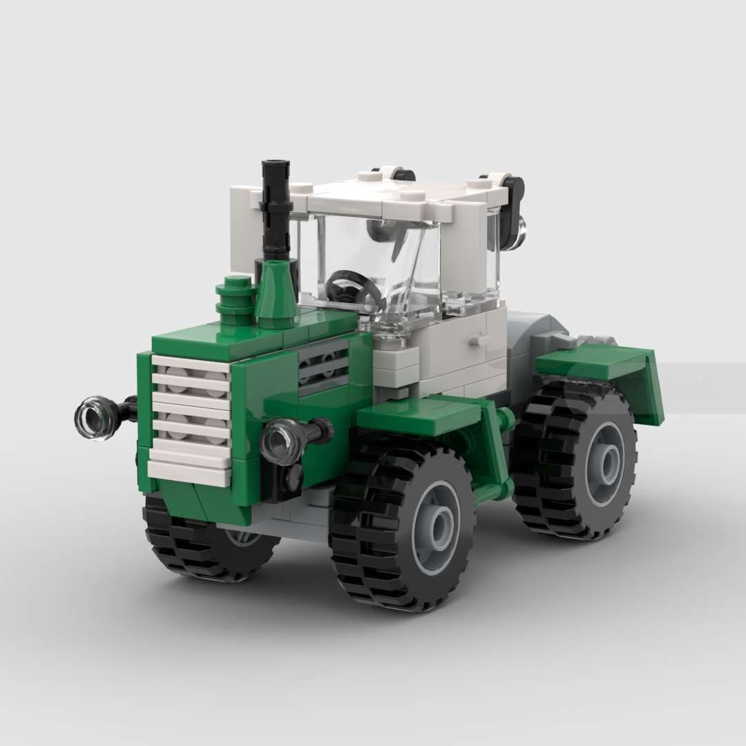 Agriculture Farming Education - Kreatives Grünes Traktor-Bausteinset Landwirtschaftliches Maschinenmodell Ideale