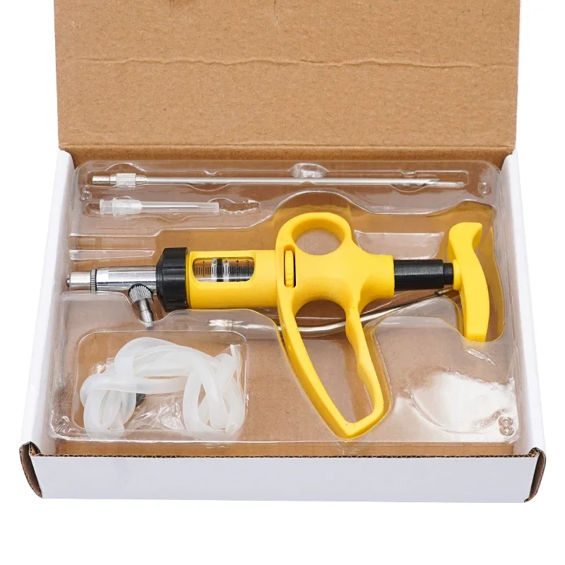 Veterinary Syringe Gun - 1 Stück Vieh-Spritze mit kontinuierlicher Injektion,