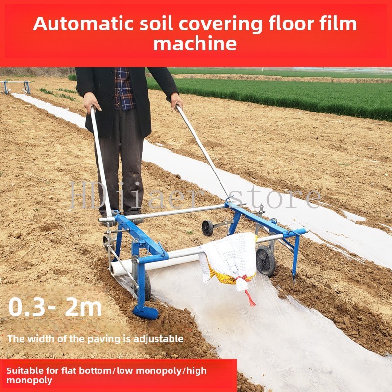 Agriculture Farming Hand Tools - Manuelle Kunststoff-Folienverlegemaschine, Handgeführter Mulchstreuer für die