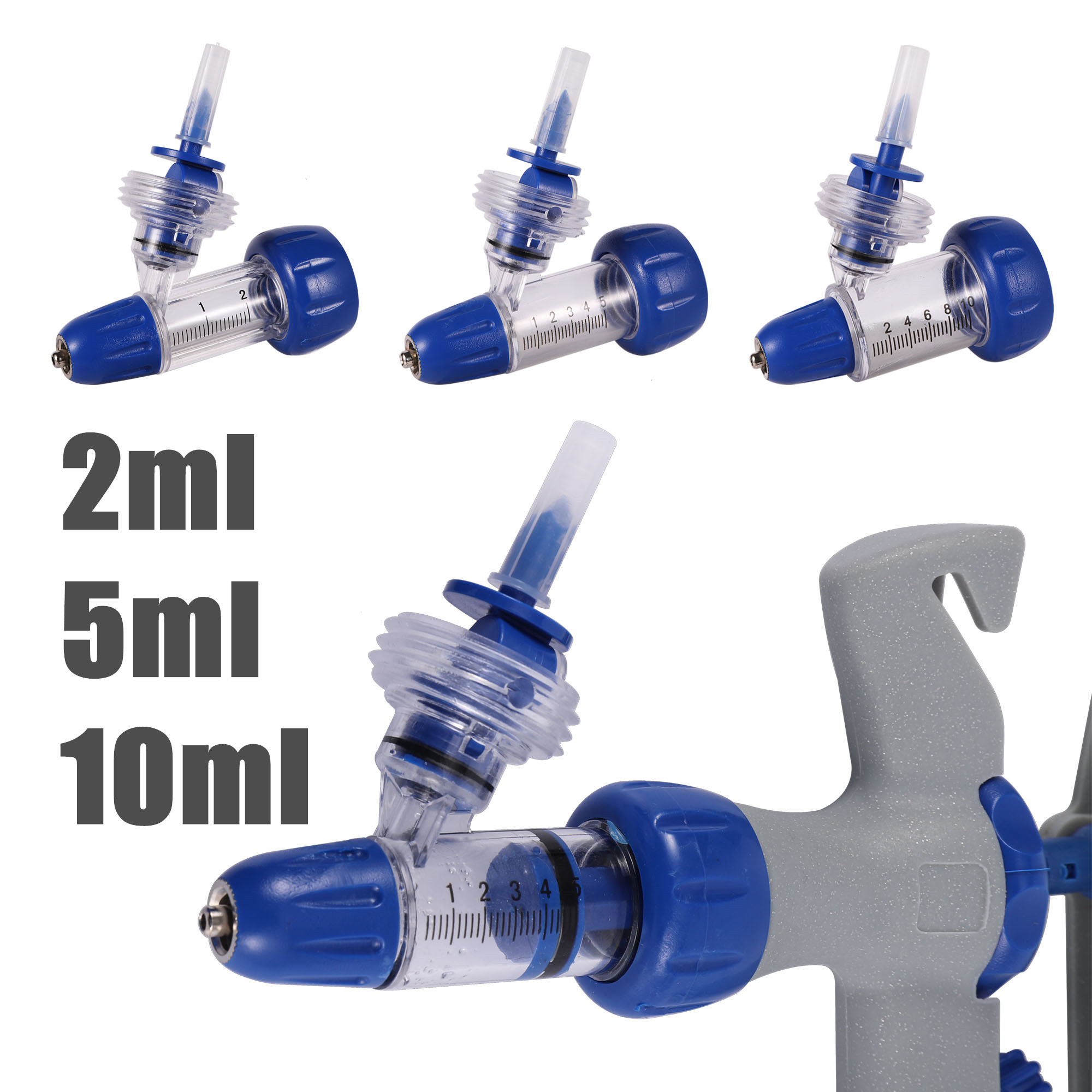 Veterinary Syringe Gun - 2/5/10 ml Automatische Kontinuierliche Spritze Tier