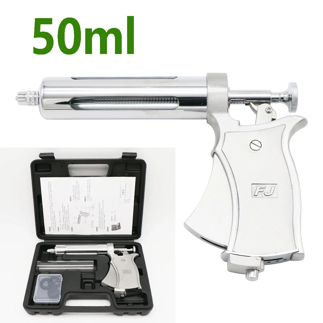 Veterinary Syringe Gun - 50 ml halbautomatische einstellbare kontinuierliche Spritze