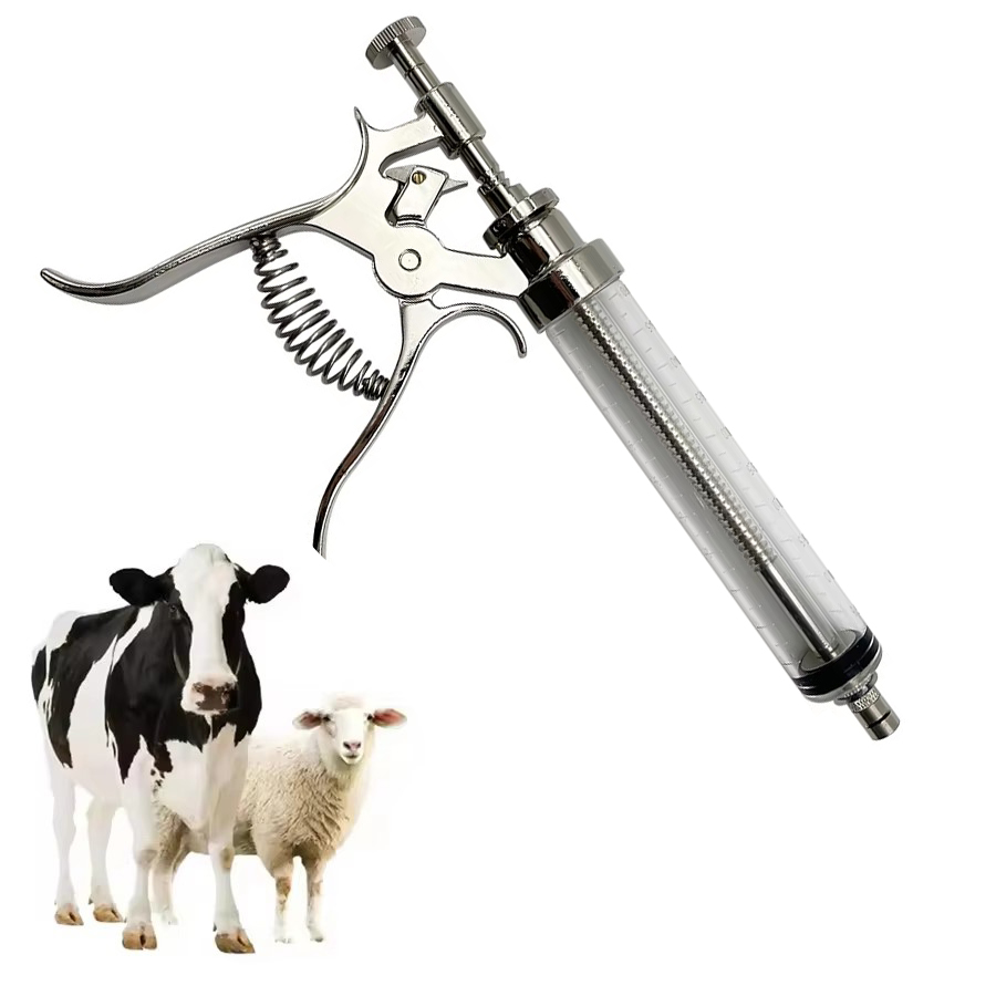 Veterinary Syringe Gun - 50 ml kontinuierliche Viehspritze, verstellbare automatische