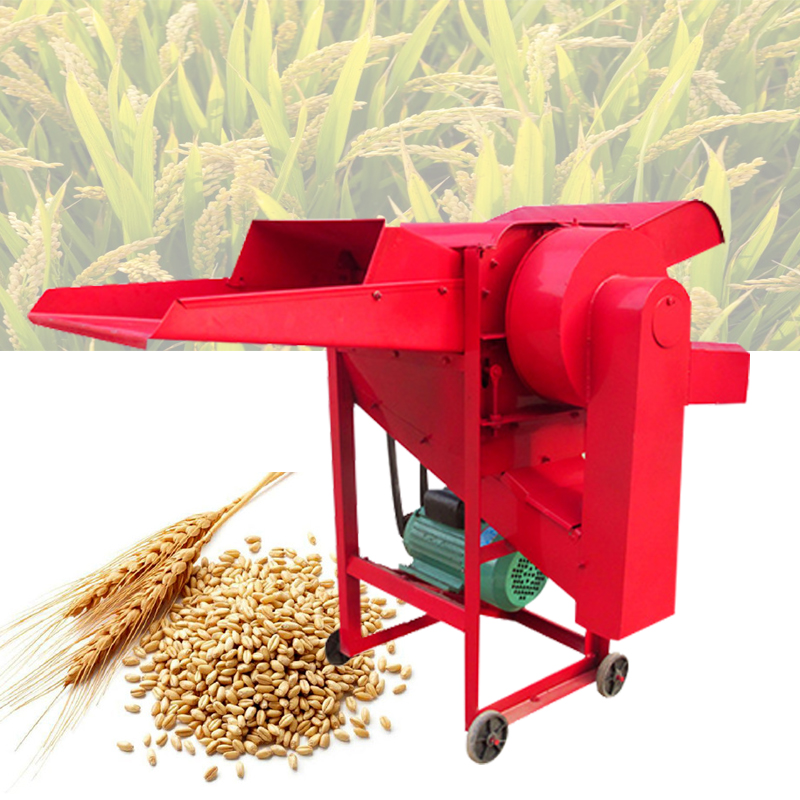 Rice Thresher Machine - Dieselmotor Getreidedreschmaschine Sojabohnenreis Dreschmaschine Sorghum Weizenreis