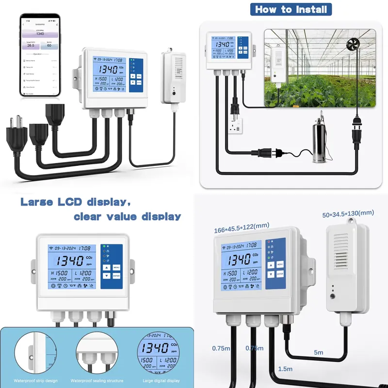 Farm Agriculture - Intelligenter Klimacontroller WLAN Umweltcontroller für Obst-