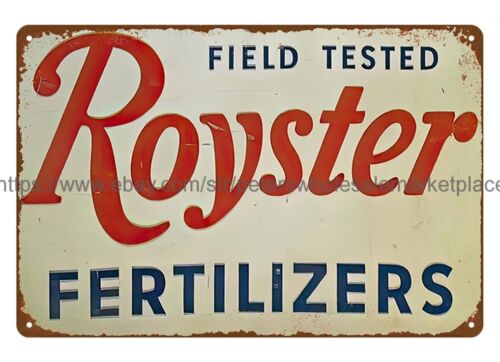 Agriculture.Farming Design - Royster Fertilizer Barn Agriculture Farm Metall-Blechschild