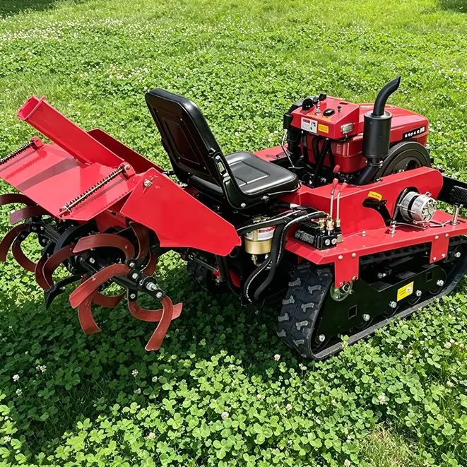 Farming Agriculture Tools - Maßgeschneiderte ideale landwirtschaftliche Raupenfräse, kleine Mikrofräse