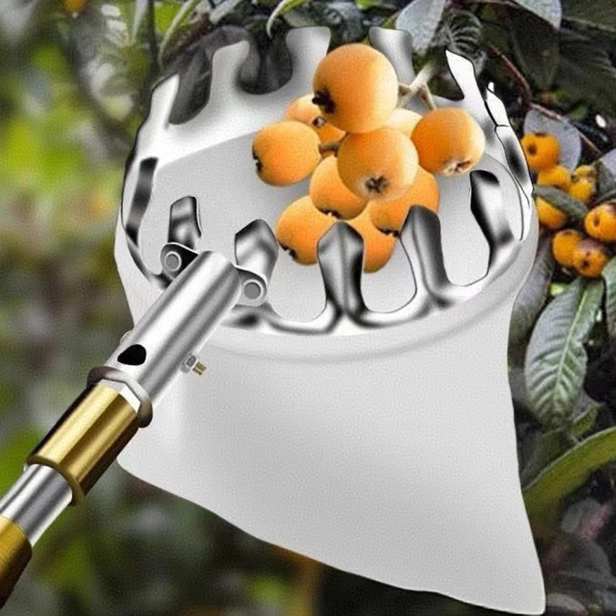 Farming Farmer - Professionelles Beerenpflückwerkzeug Fruchtsammelnetzkorb für Garten-Ernte Apfel