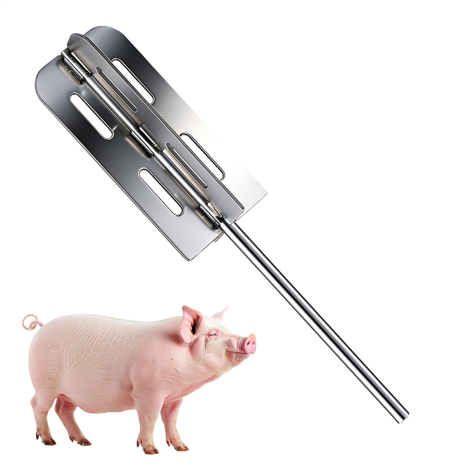 Farming Farmer - Schweinehaar-Entfernungswerkzeug Edelstahl-Bohraufsatz für Elektrobohrer Schweinehaar-Schaber für
