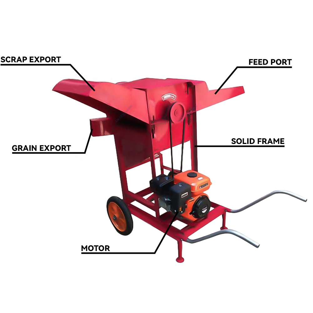 Hocheffiziente Mais-Dreschmasc – Rice Thresher Machine Bewertung und Preis