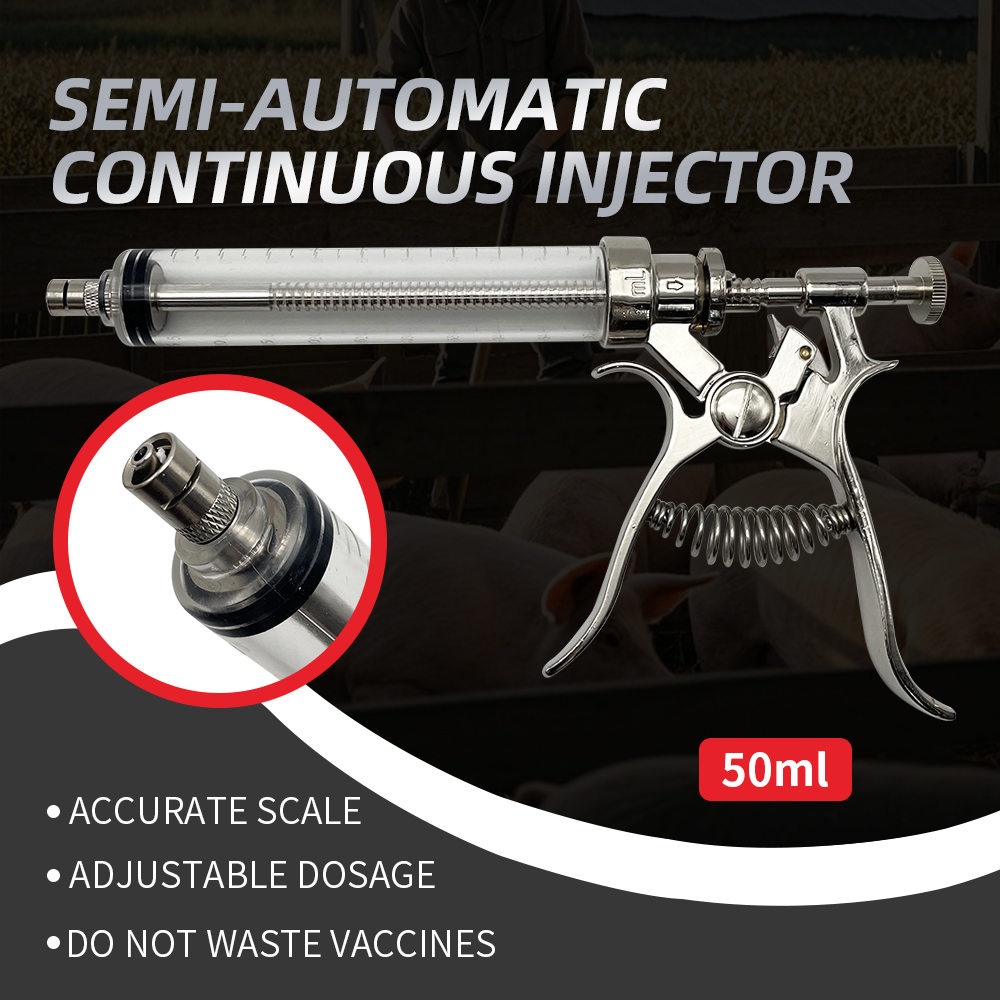 50 ml kontinuierliche Viehspri – Veterinary Syringe Gun Bewertung und Preis