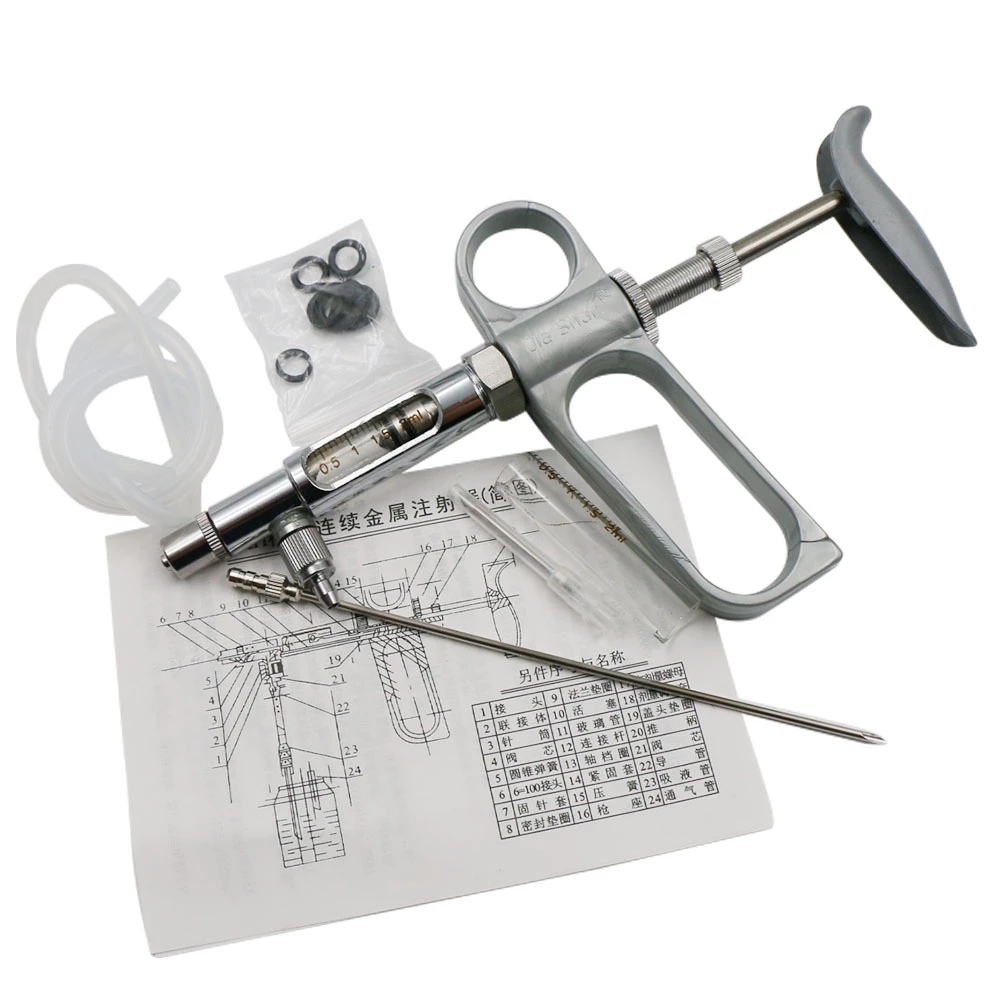 1 verpackte 2/5 ml Viehspritze – Veterinary Syringe Gun Bewertung und Preis