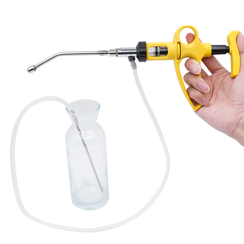 1 Set 5ml/10ml Einstellbare Ko – Veterinary Syringe Gun Bewertung und Preis