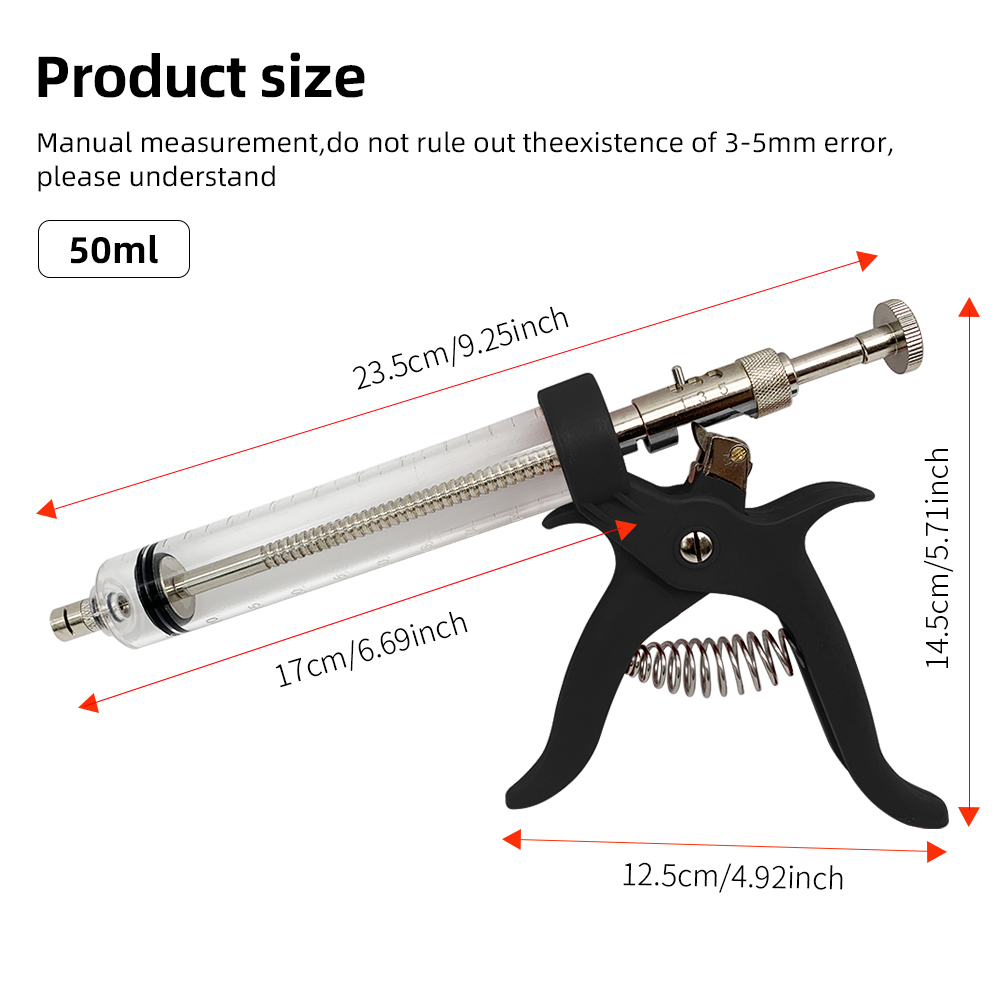 1 Stück Tier 50 ml kontinuierl – Veterinary Syringe Gun Bewertung und Preis
