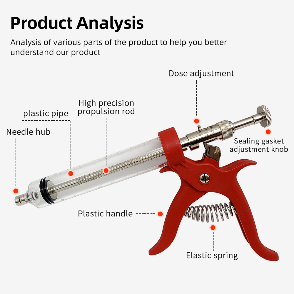 1 Stück Tier 50 ml kontinuierl – Veterinary Syringe Gun Bewertung und Preis