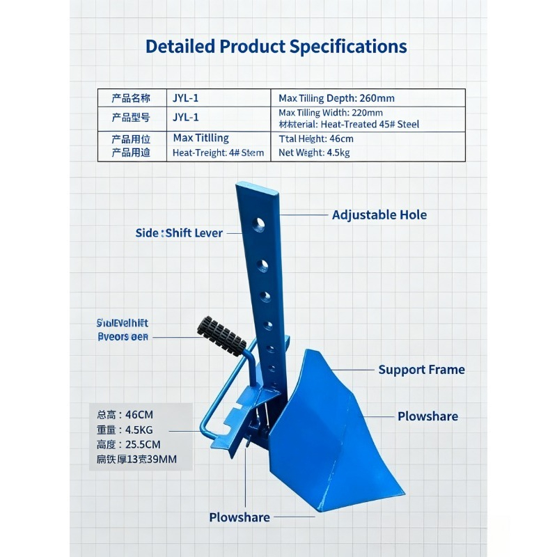Verstellbarer Mini-Pflugkopf,  – Agriculture Farming Hand Tools Bewertung und Preis
